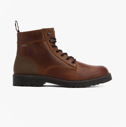 Barbour HARRISON Mens Boots Dark Brown