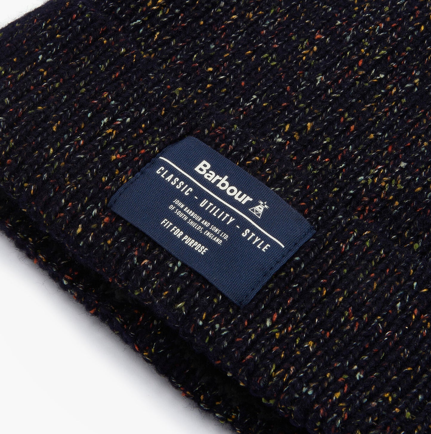 Barbour ESTON Mens Beanie Navy