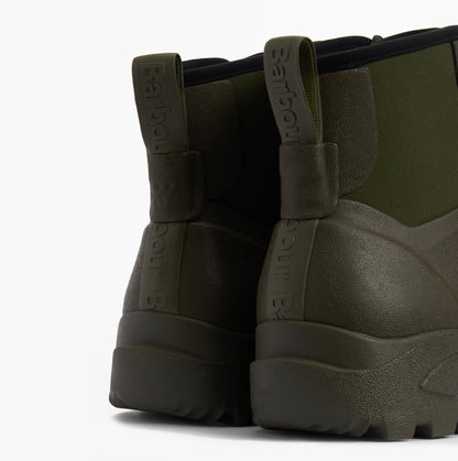 Barbour MARLOW Mens Lace Up Wellies Olive