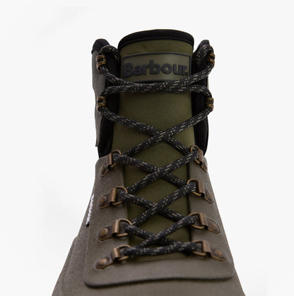 Barbour MARLOW Mens Lace Up Wellies Olive