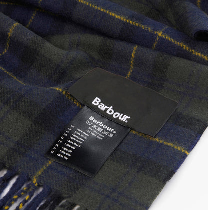 Barbour TARTAN LAMBSWOOL Mens Winter Olive Night