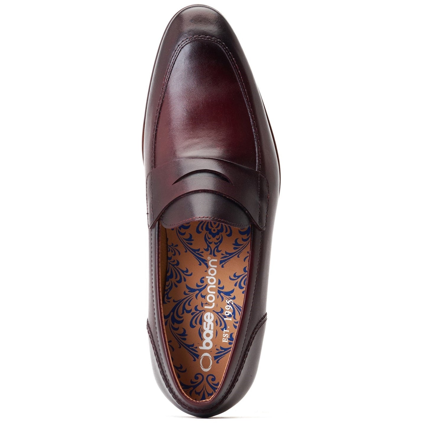 Base London BRUNO Mens Shoes Wine