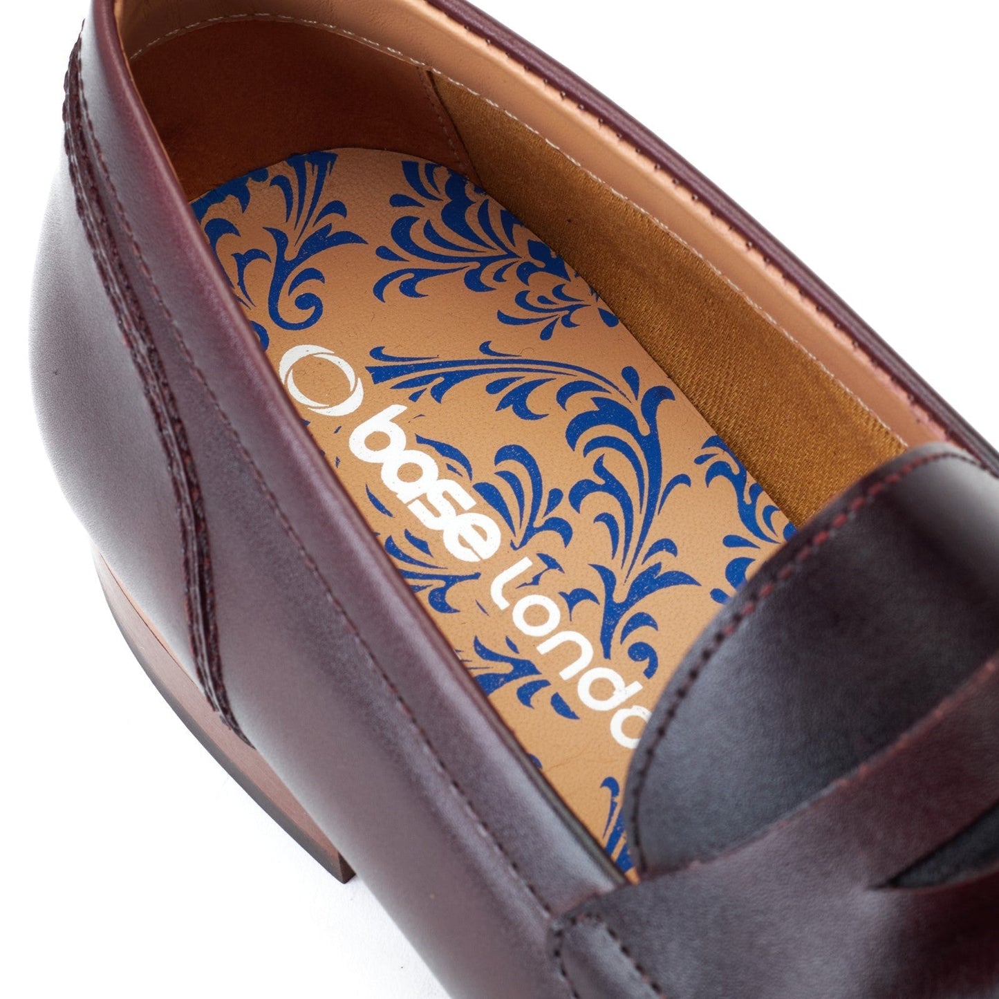 Base London BRUNO Mens Shoes Wine