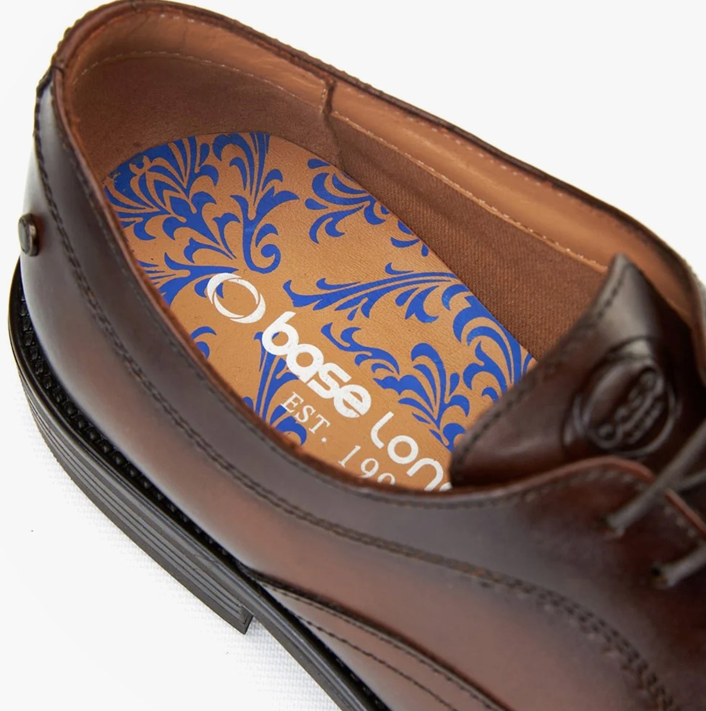 Base London LAPEL Mens Shoes Wine