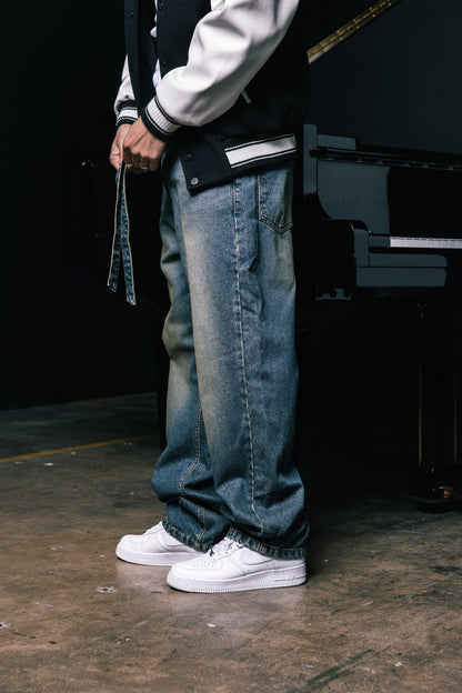 Relaxed Denim - Rust Blue