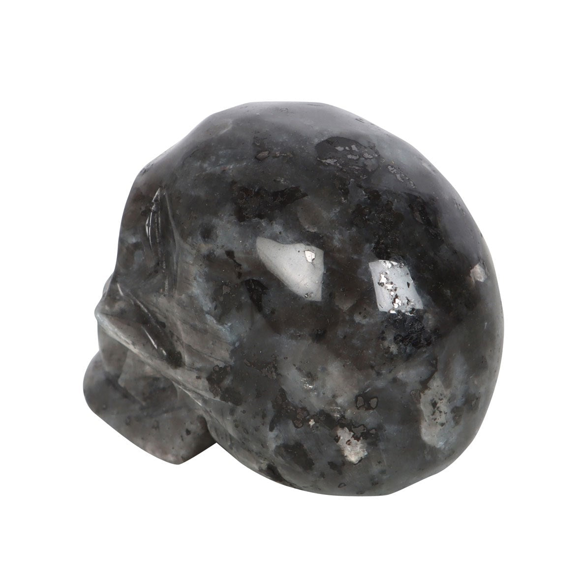 Gothic Gifts Black Labradorite Crystal Skull