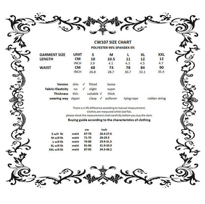 Dark In Love Punk Rib Cage Grommet Waist Cincher