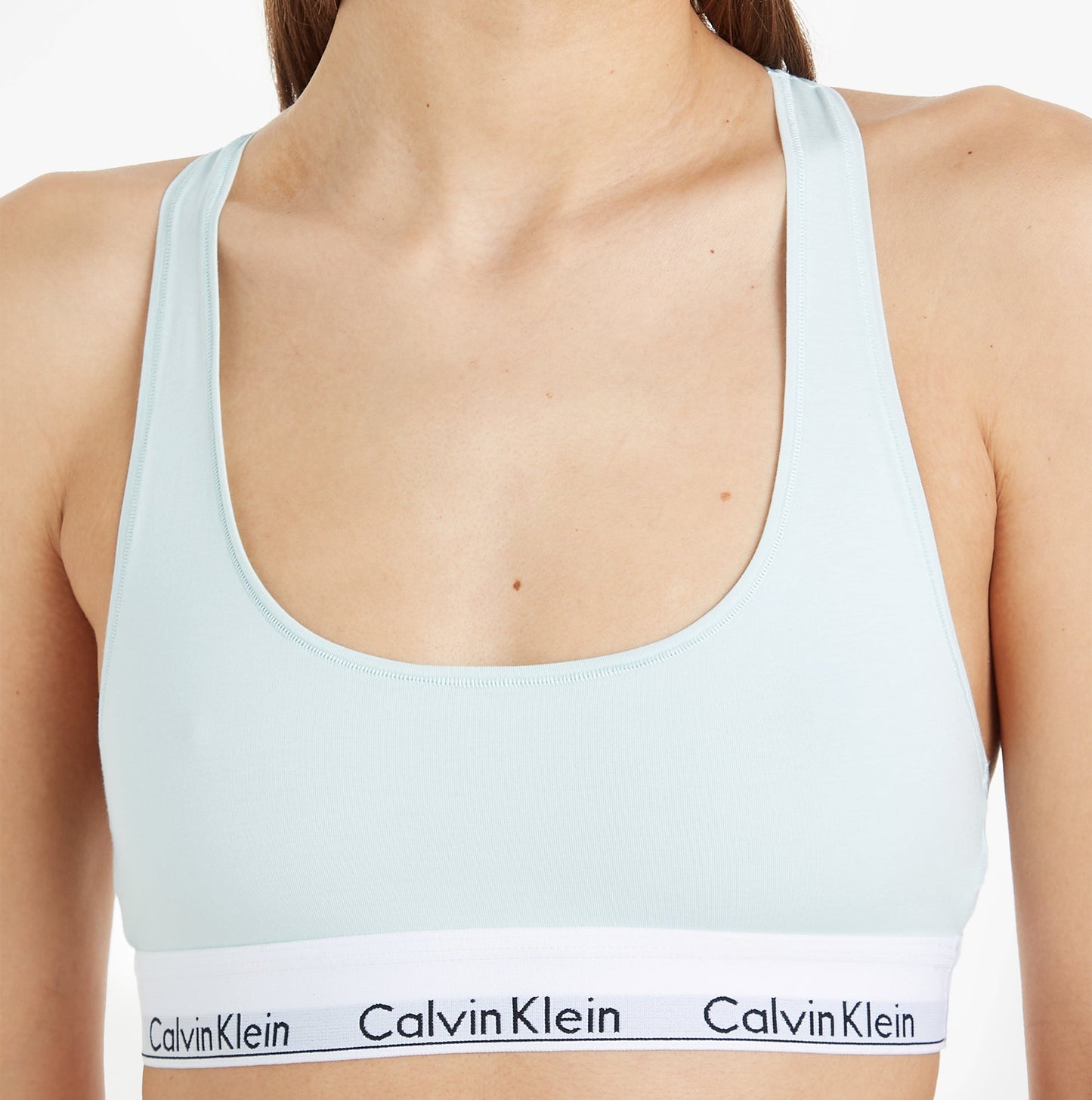 Calvin Klein MODERN COTTON Unlined Bralette Womens Island Reef