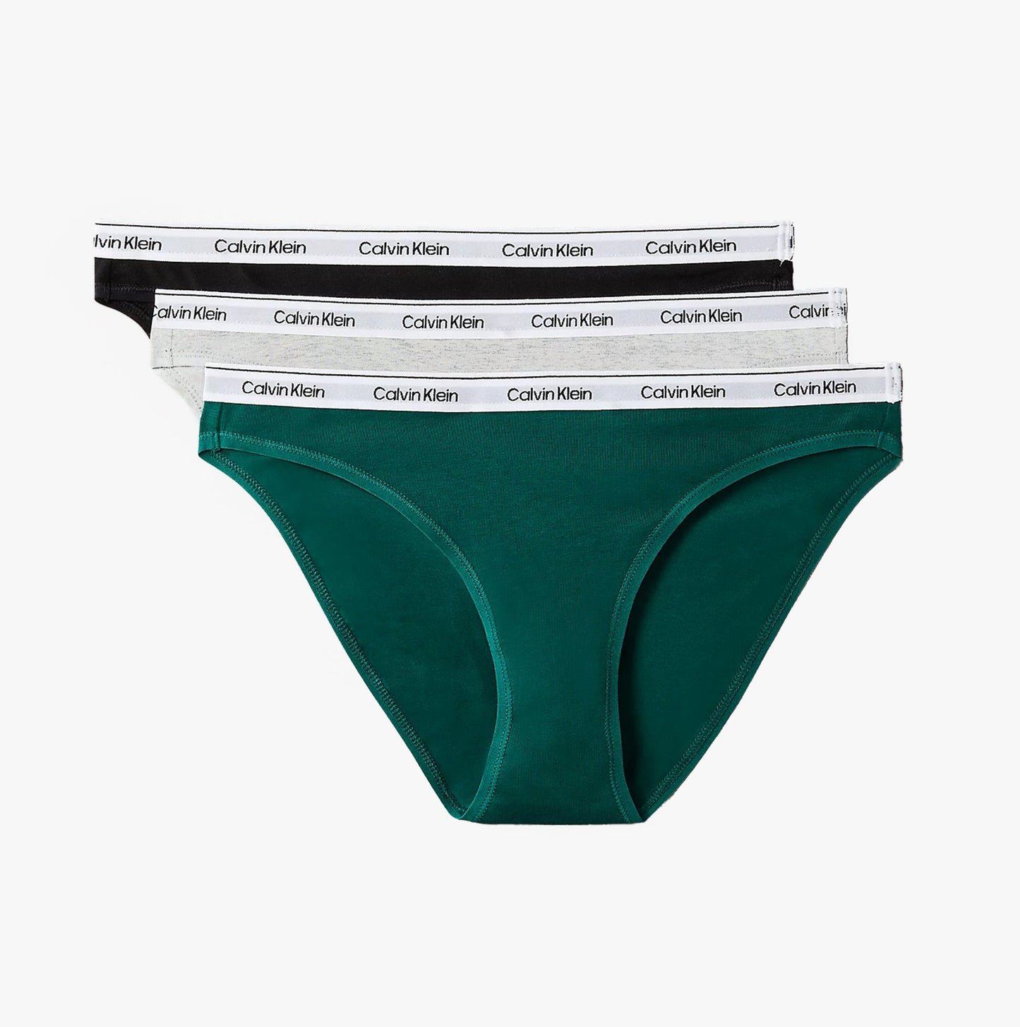 Calvin Klein Womens Icon Logo 3 Pack Bikini Briefs Multi