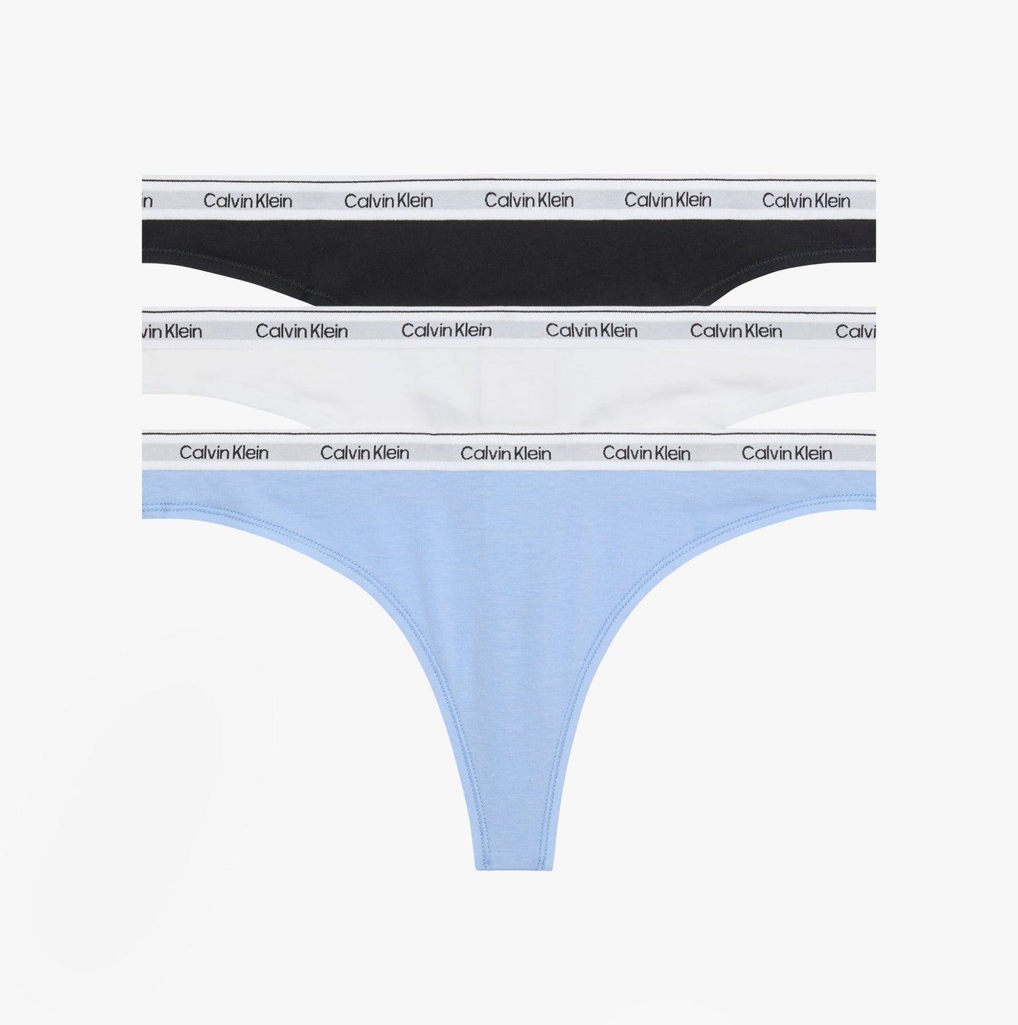 Calvin Klein Icon Cotton Modal Womens 3 Pack Thong Multi