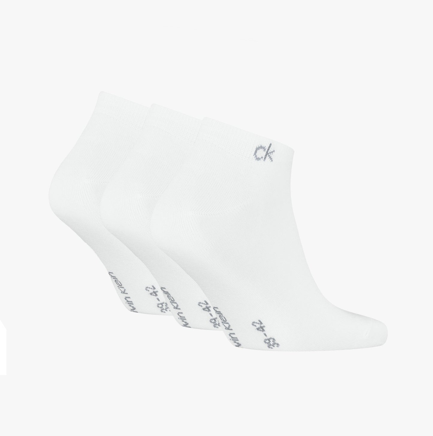 Calvin Klein 3 Pack Sneaker Mens Socks White