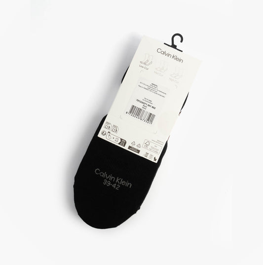 Calvin Klein 3 Pack Footie Womens Socks Black