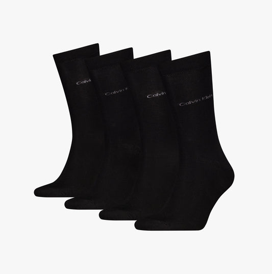 Calvin Klein 4 Pack Giftbox Classic Mens Socks Black
