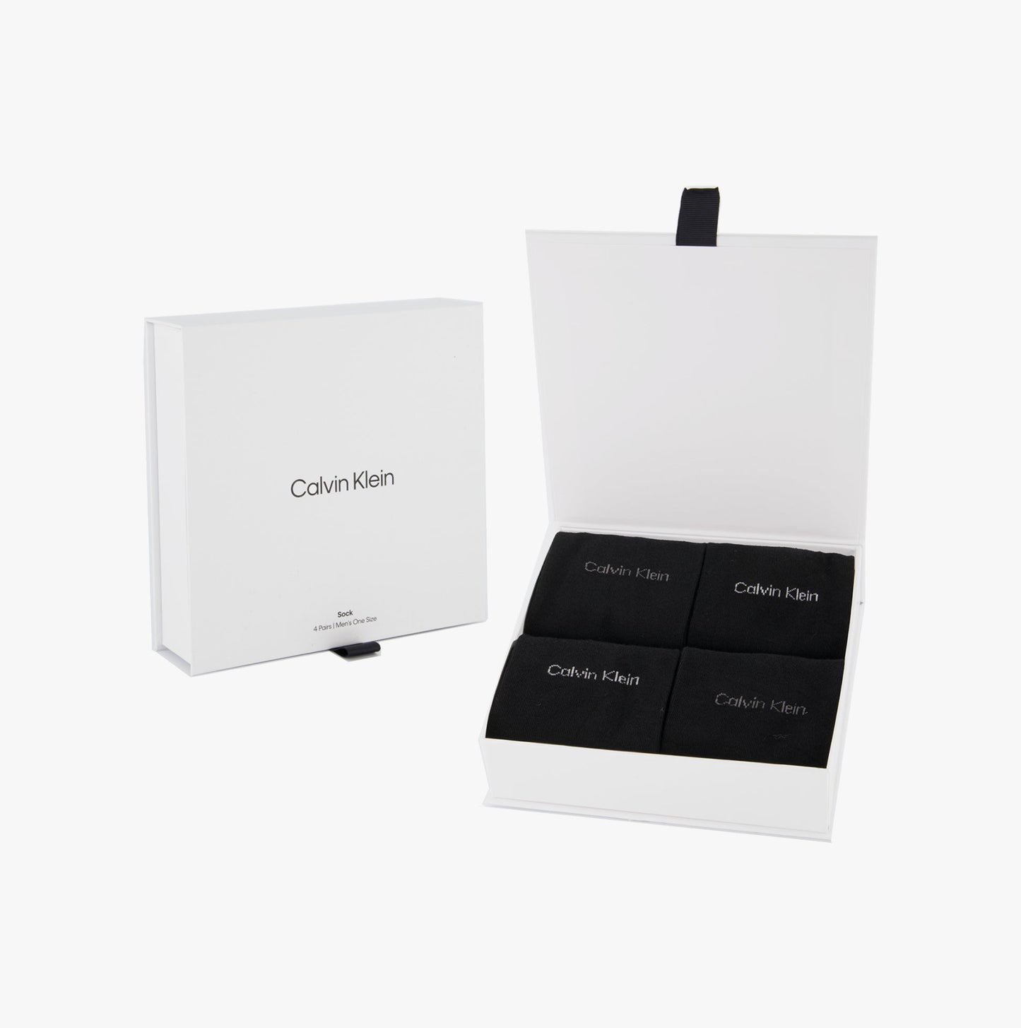 Calvin Klein 4 Pack Giftbox Classic Mens Socks Black