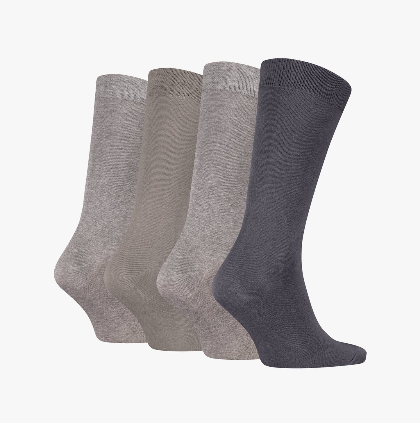 Calvin Klein 4 Pack Giftbox Classic Mens Socks Grey Combo