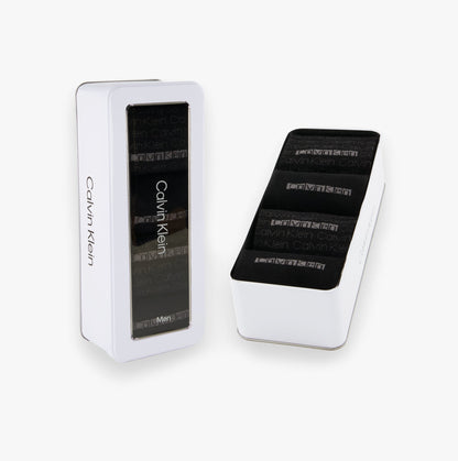 Calvin Klein 4 Pack Giftbox AOP Mens Socks Black