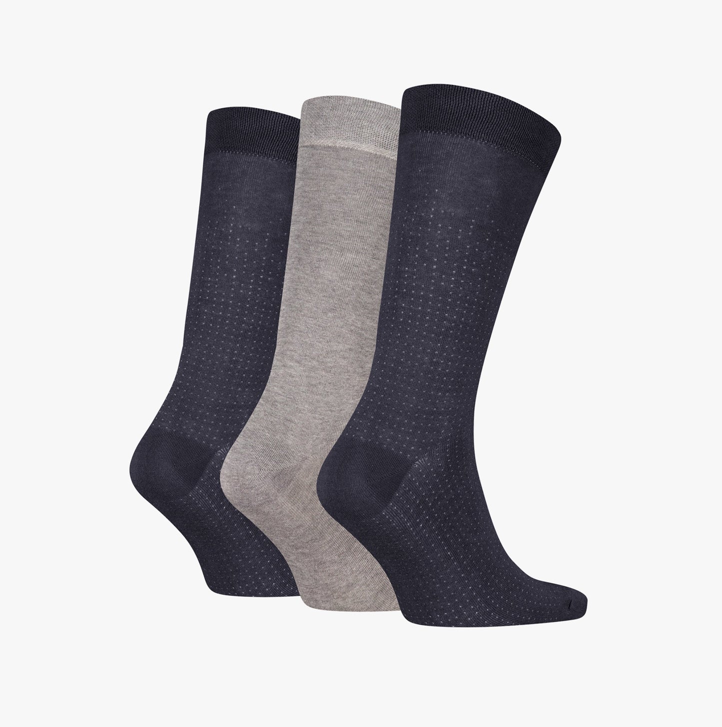 Calvin Klein 3 Pack Giftbox Dropknee Mens Socks Grey Combo
