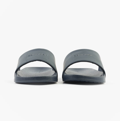 Calvin Klein POOL SLIDE W/ CK SQU Mens Sliders Calvin Navy