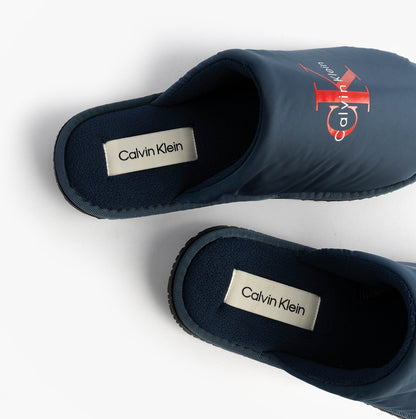 Calvin Klein HOTEL SLIPPER MONOLOGUE Mens Slippers Moonlit Ocean