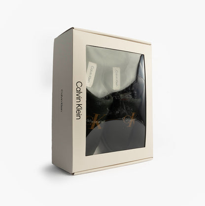 Calvin Klein HOTEL SLIPPER MONOLOGUE Mens Slippers Thyme