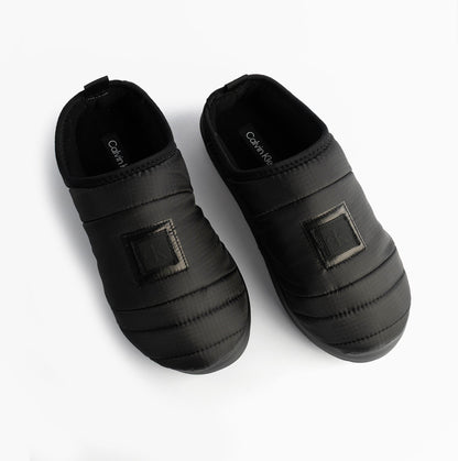 Calvin Klein HOME SLIPPER NYL PAT Womens Slippers Black