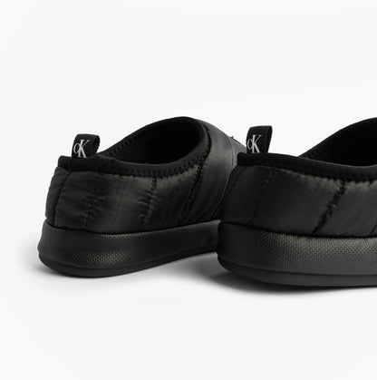 Calvin Klein HOME SLIPPER NYL PAT Womens Slippers Black