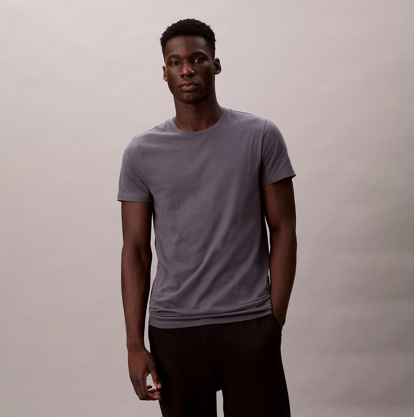 Calvin Klein S/S CREW NECK 3 PACK Mens T-Shirts & Tank Tops Multicoloured