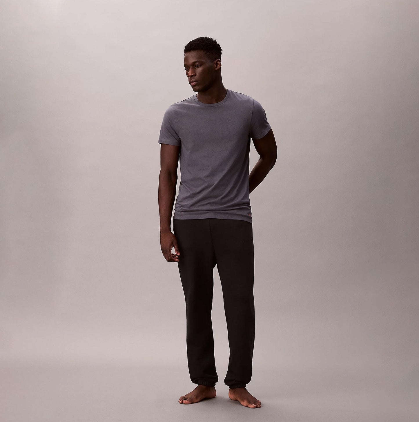 Calvin Klein S/S CREW NECK 3 PACK Mens T-Shirts & Tank Tops Multicoloured