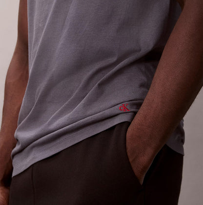 Calvin Klein S/S CREW NECK 3 PACK Mens T-Shirts & Tank Tops Multicoloured