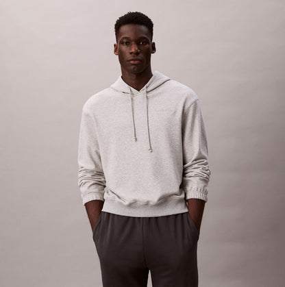 Calvin Klein L/S HOODIE Mens Hoodie Grey Heather