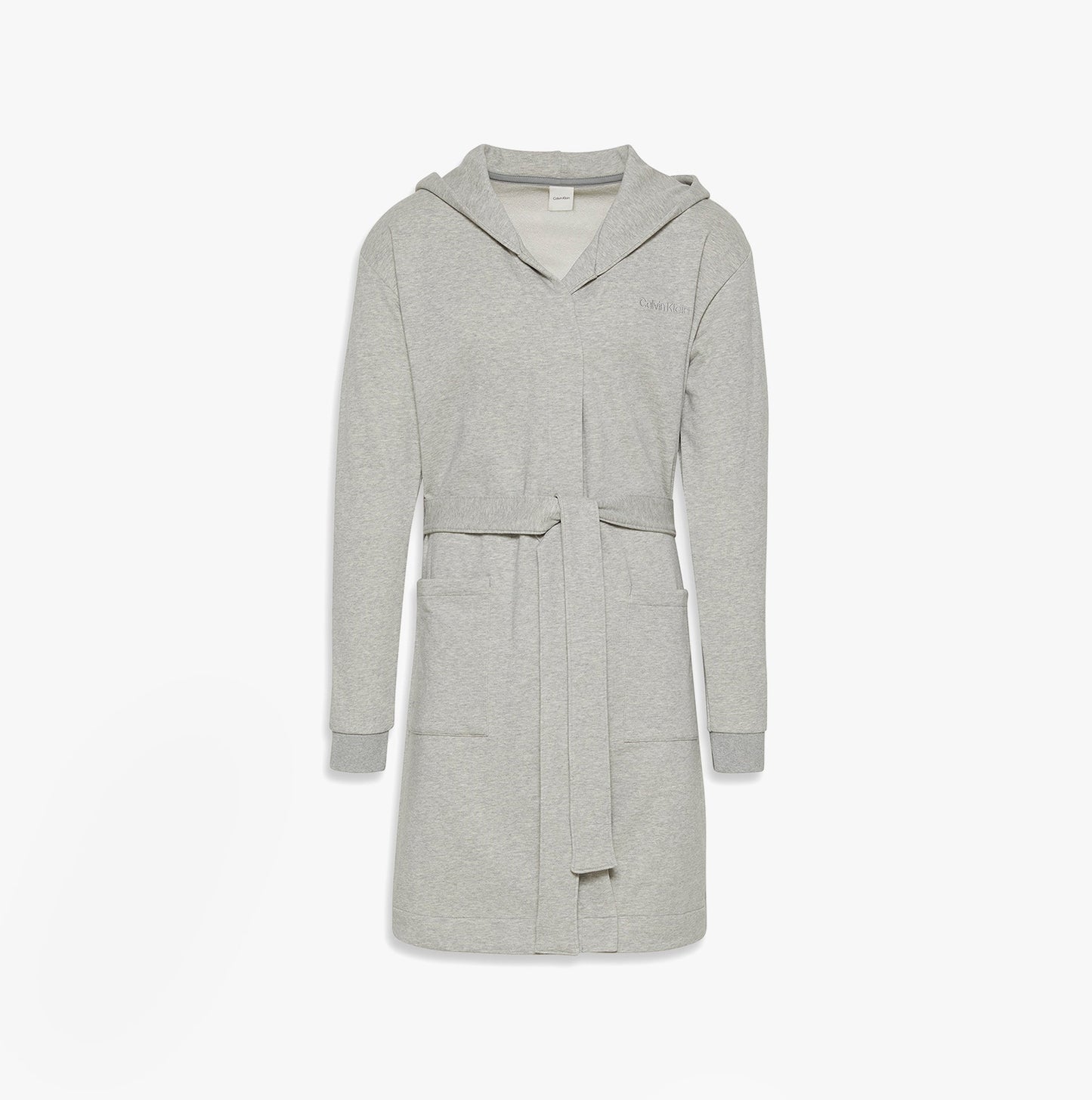 Calvin Klein HOODED ROBE Mens Bathrobes Grey Heather