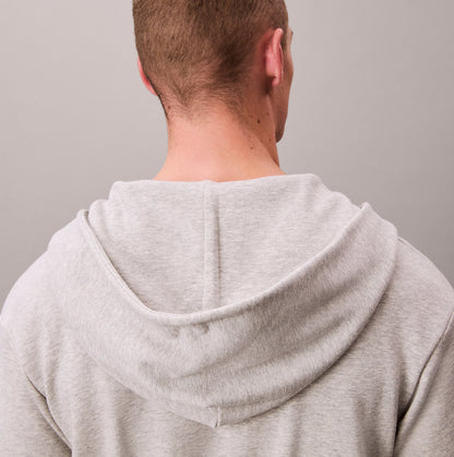 Calvin Klein HOODED ROBE Mens Bathrobes Grey Heather