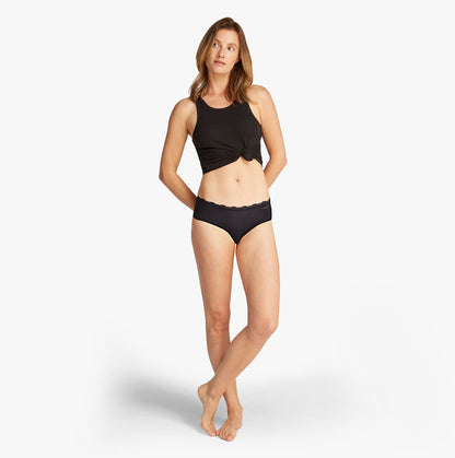 Calvin Klein MICRO STRETCH 3 Pack Womens Hipster Briefs Black