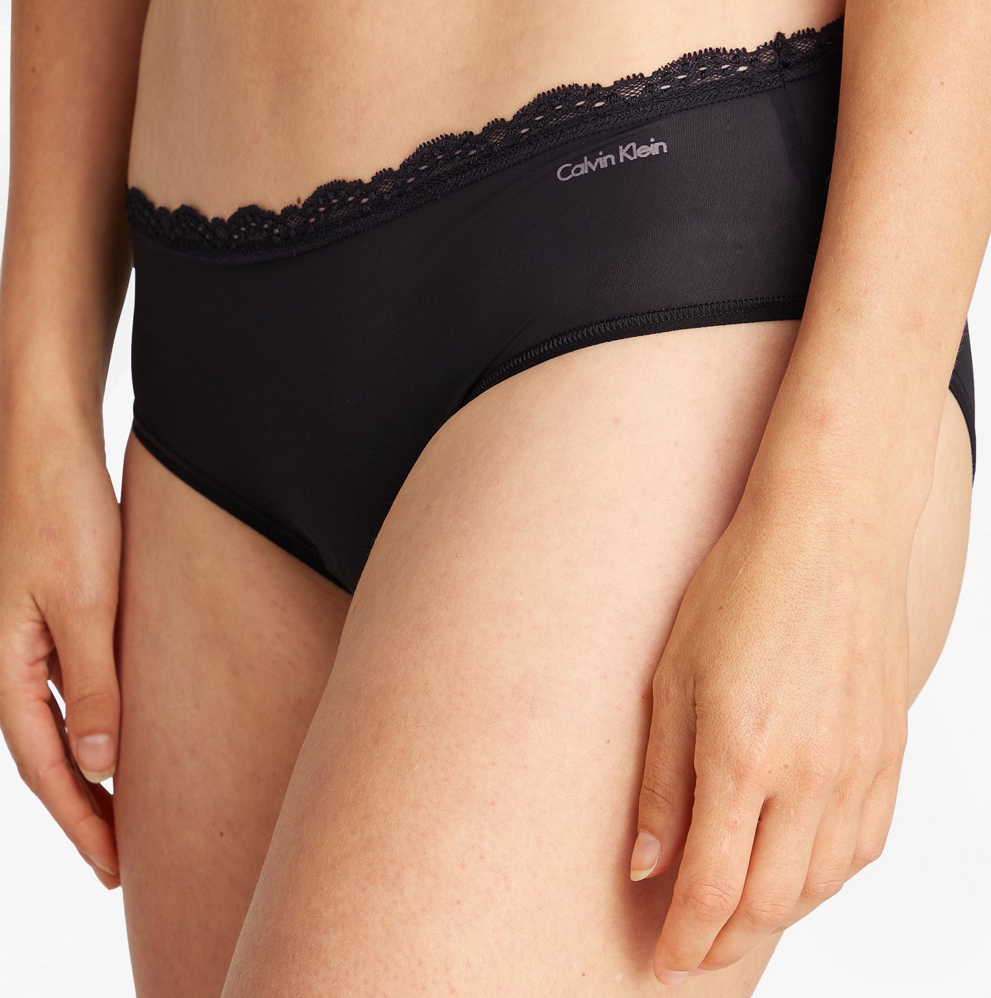 Calvin Klein MICRO STRETCH 3 Pack Womens Hipster Briefs Black