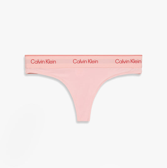 Calvin Klein Icon Cotton Modal Womens Thong Pink