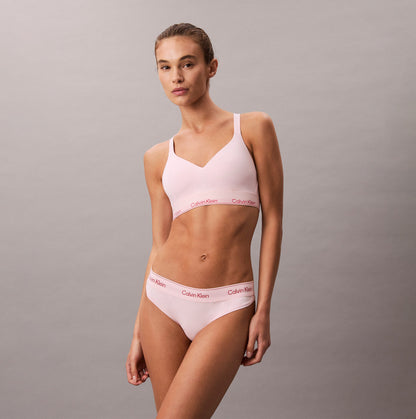 Calvin Klein Icon Cotton Modal Womens Thong Pink