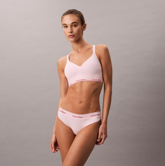 Calvin Klein Icon Cotton Modal Womens Thong Pink