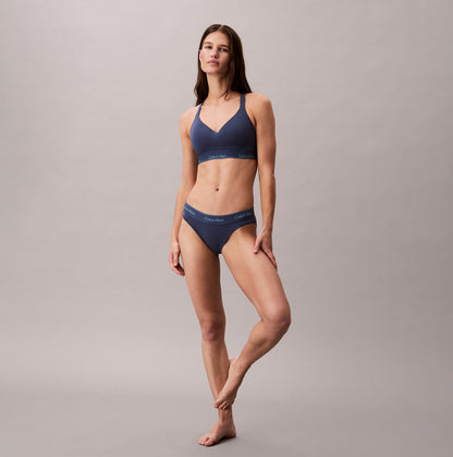 Calvin Klein Icon Cotton Modal Womens Bikini Brief Denim