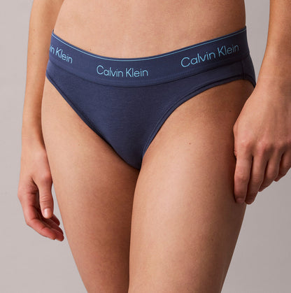 Calvin Klein Icon Cotton Modal Womens Bikini Brief Denim