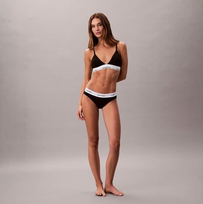 Calvin Klein Icon Cotton Modal Womens Bikini Briefs Black