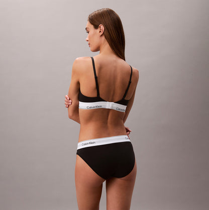 Calvin Klein Icon Cotton Modal Womens Bikini Briefs Black