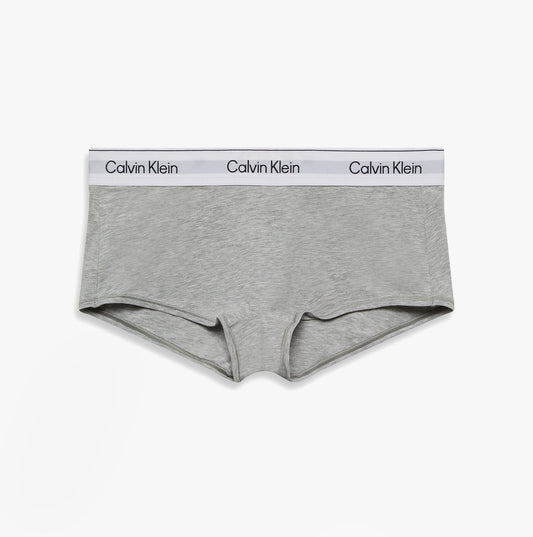 Calvin Klein Icon Cotton Modal Womens Boy Shorts Grey
