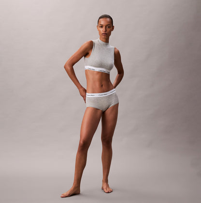 Calvin Klein Icon Cotton Modal Womens Boy Shorts Grey