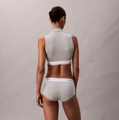 Calvin Klein Icon Cotton Modal Womens Boy Shorts Grey