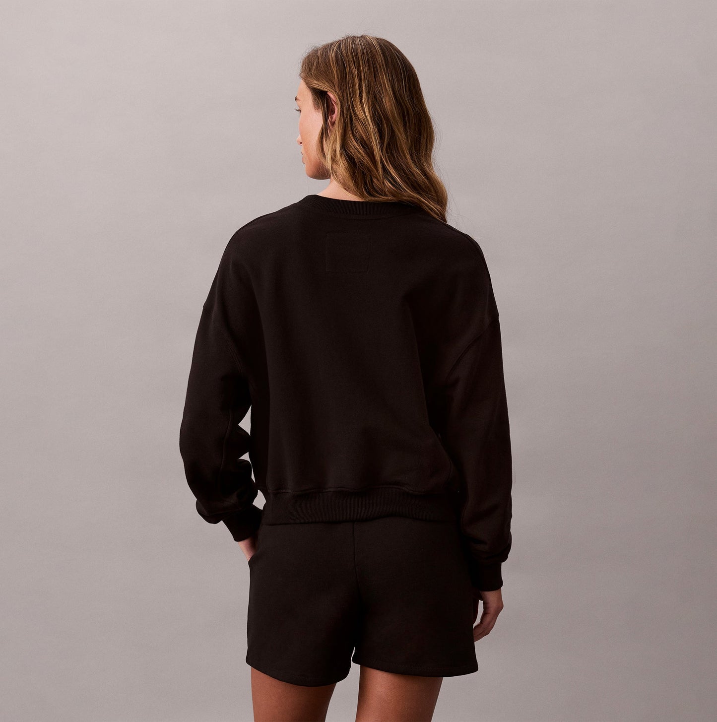 Calvin Klein Womens Long Sleeve Pyjama Top Black