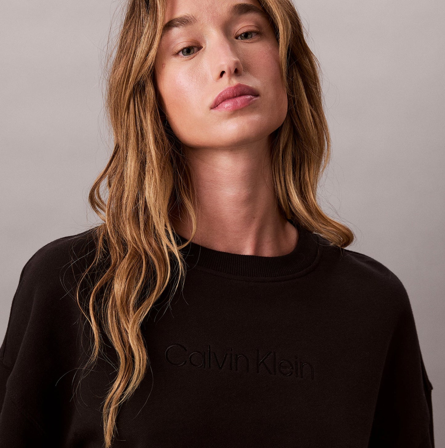 Calvin Klein Womens Long Sleeve Pyjama Top Black