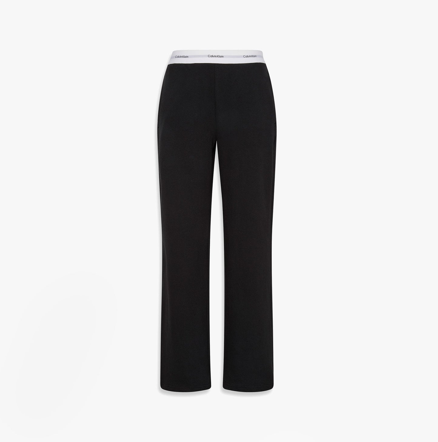 Calvin Klein LOGO JERSEY PANT Womens Black