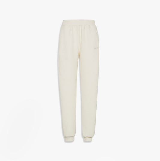 Calvin Klein QUILTED JOGGER Womens Ivory