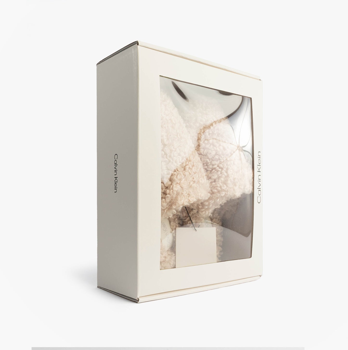 Calvin Klein CLOSE SLIPPER FUR Womens Slippers Marshmallow