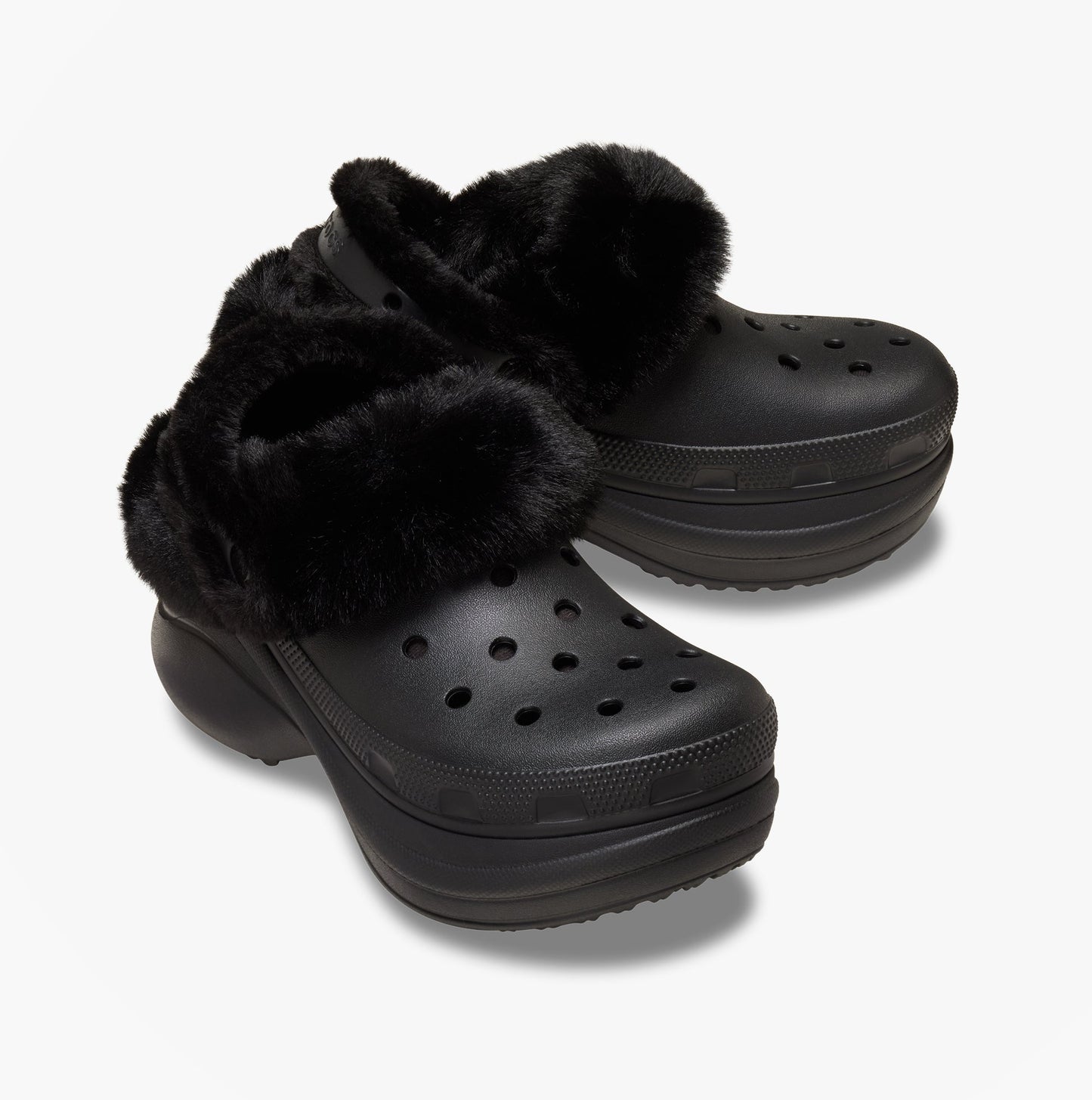Crocs BAE LINED Womens Clogs Black